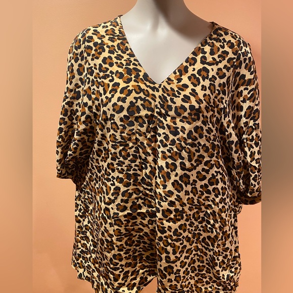 Parisea Blouse, Beige and Black, 14 - Picture 1 of 6